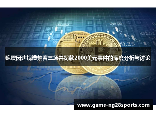 魏震因违规遭禁赛三场并罚款2000美元事件的深度分析与讨论
