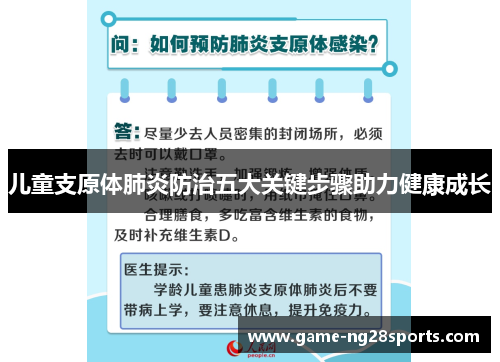 儿童支原体肺炎防治五大关键步骤助力健康成长